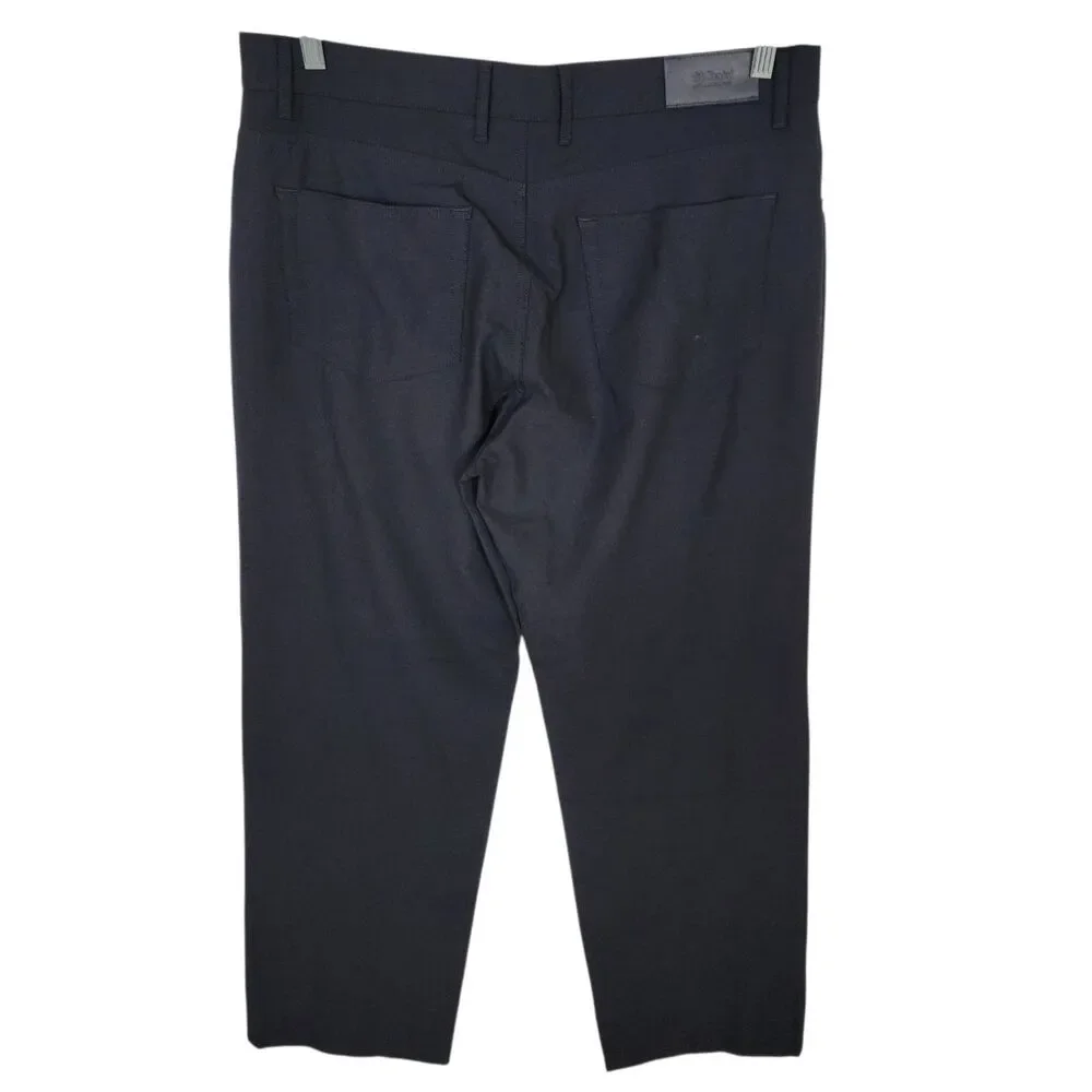 St. Croix Collections Men’s Wool Blend Pants Black Size 38 Made in Italy